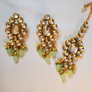 Kundan set with Meenakari